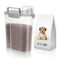 LEAWALK Dog and Cat Food Storage Container with Upgraded Large Nozzle
