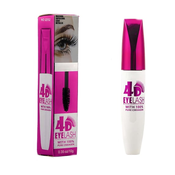 LEBONYARD 10g 4D Fiber Mascara, Waterproof Anti Clumping Longwear Volumizing Curling Defining Eyelash Mascara for Women