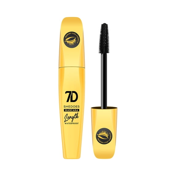 LEBONYARD 10ml 7D Mascara, Waterproof Long Lasting Curling Volumizing Anti Smudge Lash Makeup
