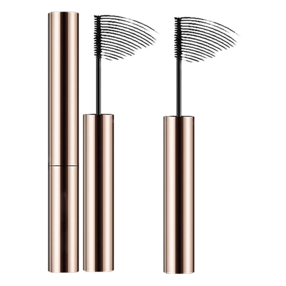 LEBONYARD 2 Pcs Waterproof Slim Volume Mascara Long Lasting Lump-Free Lash Lengthening Makeup for Sensitive Eyes