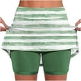 thumbnail image 1 of LEBONYARD 2025 Clearance Clothes,Women's Breathable Seamless Yoga Skort,Women's New Color Mid-waist Skirt Pants Sports Shorts Bottoming Skirt Pants Green XL, 1 of 5