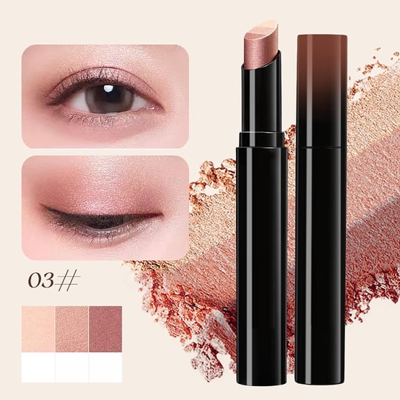 LEBONYARD 3.5g 3 Colors Quick Draw Eyeshadow Stick One-touch Shaping Highlight Lazy Novice Eye Makeup