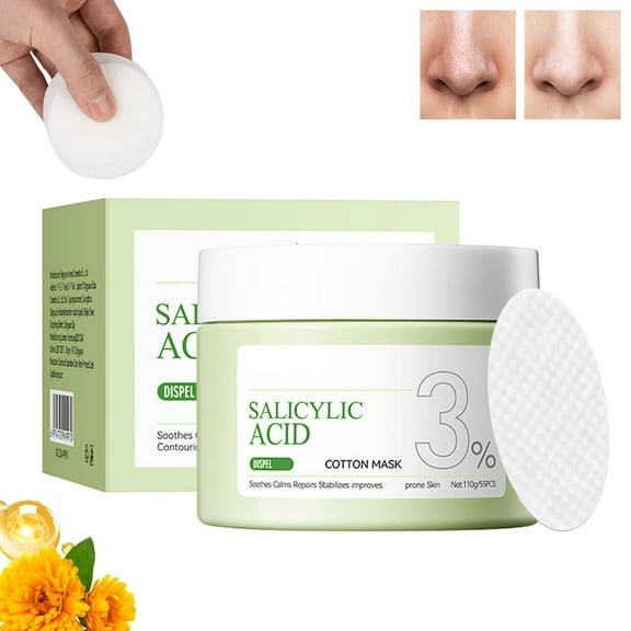 LEBONYARD 55 Pcs Hydration Toner Pads, Textured Skin Refining Facial Pads, Pore Clarifying Daily Face Care Toner Pads