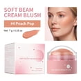thumbnail image 1 of LEBONYARD 7g Soft Focus Matte Blush Stick Natural Pigment Long Wear Waterproof Portable Daily Makeup, 1 of 9