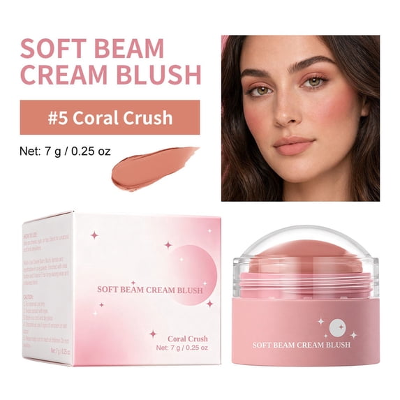 LEBONYARD 7g Soft Focus Matte Blush Stick Natural Pigment Long Wear Waterproof Portable Daily Makeup
