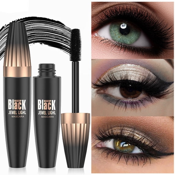LEBONYARD 9g Large Brush Head Mascara, Waterproof Smudge-Proof Lash Makeup