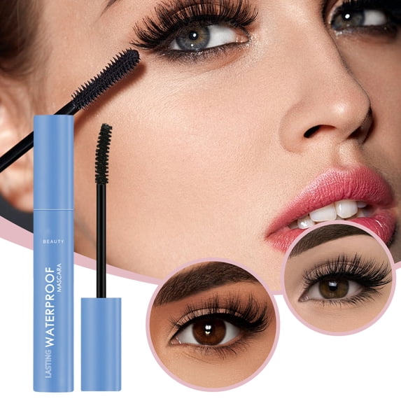 LEBONYARD Black Waterproof Mascara, Volumizing Natural Lash Makeup Non Clumping