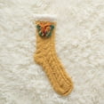 thumbnail image 1 of LEBONYARD Christmas Socks for Women,Ladies Fashion Cute Warm Sleeping Christmas Floor Yellow, 1 of 2