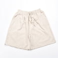 thumbnail image 1 of LEBONYARD Plus Size Shorts,Women's Shorts with Fun Prints,,Women's Elastic Waist Pocket Cotton Linen Shorts and Shorts, 1 of 5