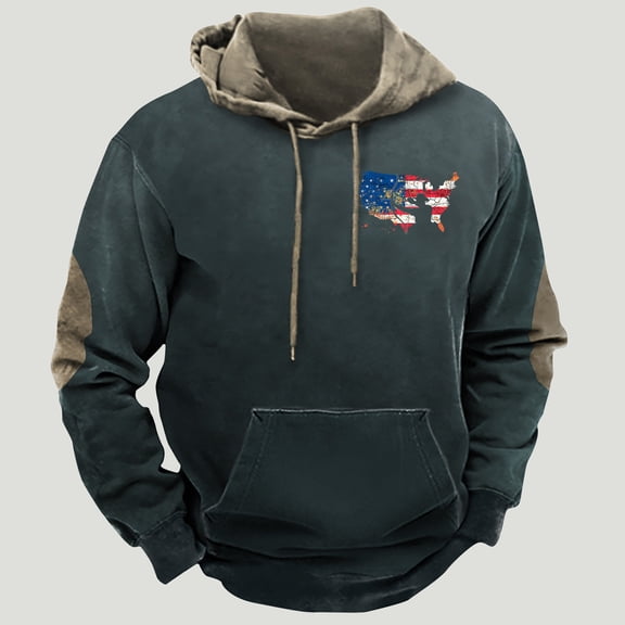 LEBONYARD Crew Neck Henley Men Shirts Long Sleeve,Mens Hoodies Pullover Graphic,Fashion Men's Casual Comfortable Long Sleeved Hooded Printed Sweatshirt Army Green XXL