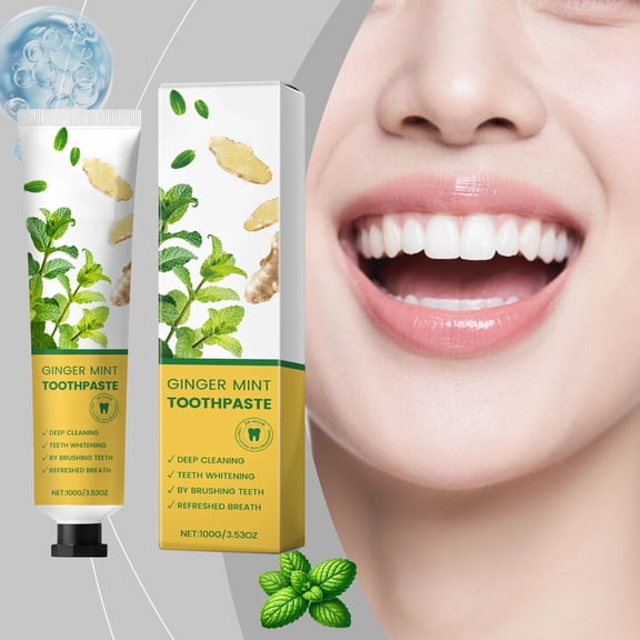 LEBONYARD Gentle Daily Oral Care Toothpaste 100g, Polishes Surface Yellow Stains Long Last Breath Freshening Deep Teeth Cleaning Paste for Adults