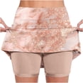 thumbnail image 1 of LEBONYARD High Waisted Golf Skirts Tennis Skirt,Women's High-Waisted Yoga Skort,Women's New Color Mid-waist Skirt Pants Sports Shorts Bottoming Skirt Pants Pink XXL, 1 of 2