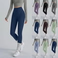 thumbnail image 1 of LEBONYARD Jean Leggings for Women,Fashion Women Solid Color High Waist Loose Tight Waist Tight Yoga Full Length Pants Black XL, 1 of 5
