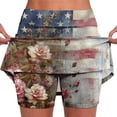thumbnail image 1 of LEBONYARD Ladies High Waist Yoga Shorts Casual Summer Style,Women's Mid Waist Skirt Pants Sports And Casual Shorts Bottom Skirt Pants Shorts Gray S, 1 of 5