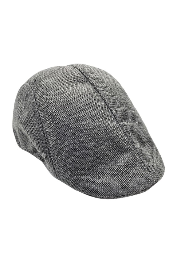 Men Flat Cap Herringbone Newsboy Cap