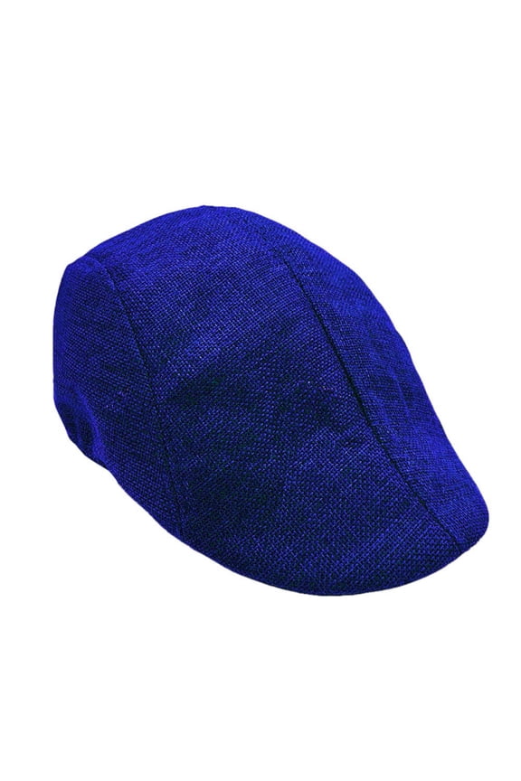 Men Flat Cap Herringbone Newsboy Cap
