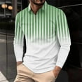 thumbnail image 1 of LEBONYARD Men's Clearance under $10,Mens Sweatshirts Hoodies Clearance Sale,Men Casual Turn-down Collar Printing Pullover Fitness Sports Long Sleeves T Shirt Blouse Green S, 1 of 5