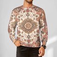 thumbnail image 1 of LEBONYARD Men's Essentials Long Sleeve Crew Tee,Mens Clothing under $5.00 Adult,Men's Long Sleeved Printed Loose Hoodie Printed Top Multicolor XL, 1 of 5