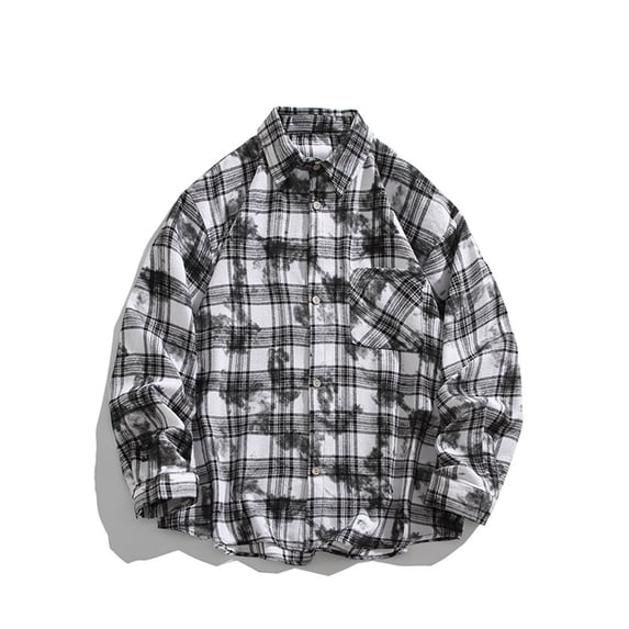LEBONYARD Mens Coats and Jackets Clearance,Man Return To The Ancients Cell Button Pockets Lapel Blouse Black L