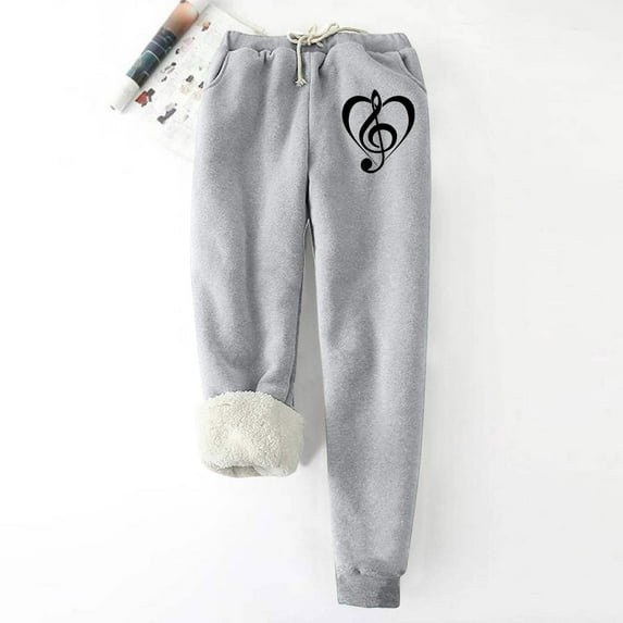 LEBONYARD Pants for Women Flowy Drawstring Waist Wide Leg,Womens Pants Clearance,Women's Solid Color Fleece Pockets Plus-Size Bandage Elastic Waist Wei Pants Casual Harun Leggings Gray M