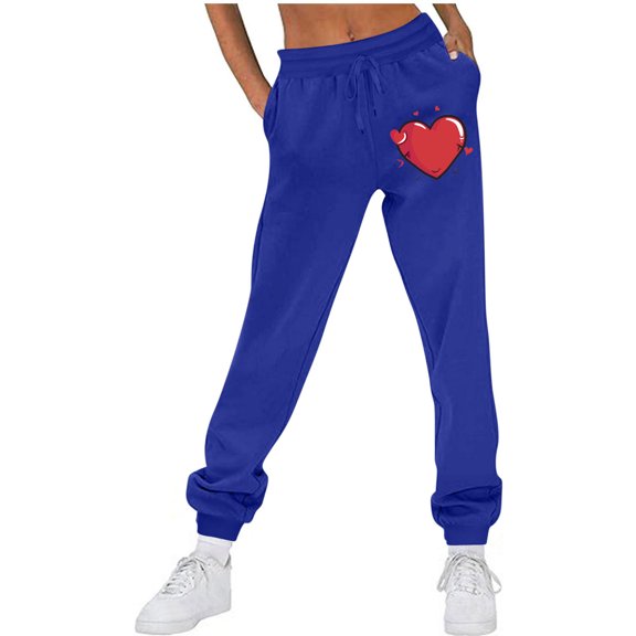 LEBONYARD Pants for Women Plus Size with Pockets,Pants for Women Clearance,Women Casual Trousers and Trousers Plus Velvet Running Fitness Sports Pants Blue S