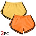 thumbnail image 1 of LEBONYARD Plus Size Shorts Clearance $5,2pcWomen Casual Summer Sports Shorts Workout Yoga Shorts Active Shorts Yellow M, 1 of 7