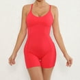 thumbnail image 1 of LEBONYARD Plus Size Shorts$5,Women's Shorts with a Unique and Fun Design,,Women's Sexy Backless Fashion Tight Fitting Casual Hollow Fitness Yoga Jumpsuit Shorts Jumpsuit Shorts, 1 of 8