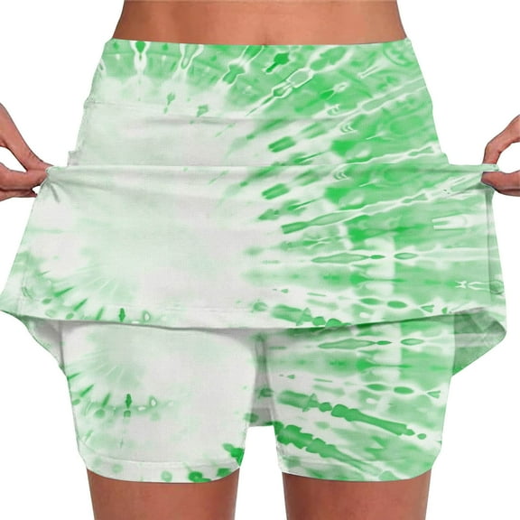 LEBONYARD Plus Size Womens Clothes,Women's High-Slit Yoga Skirt Shorts,Women's New Color Mid-waist Skirt Pants Sports Shorts Bottoming Skirt Pants Multicolor XXXXL