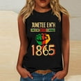 thumbnail image 1 of LEBONYARD Plus Size Womens Tops,Women's Casual Independence Day Sleeveless Round Neck Top Black XXXXXL, 1 of 4