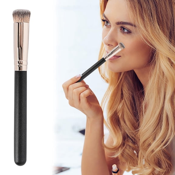 LEBONYARD Round Head Concealer Brush, Soft Precision Makeup Brush for Under Eye Concealing, Blending & Flawless