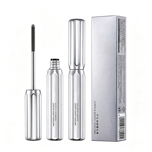 LEBONYARD Slim Brush Waterproof Mascara Lengthening Volumizing Clump-Free Natural Long Lasting Eye Makeup