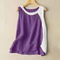 thumbnail image 1 of Going Out Tops for Women LEBONYARD Summer Sleeveless Tops for Women Trendy Loose Fit,Women's Fashion T-Shirt Short Sleeve V-Neck Sweatshirt Tops Blouse Purple M, 1 of 6