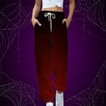 thumbnail image 1 of LEBONYARD Sweatpants for Women Plus Size with Pockets,Womens Pants Clearance Plus Size,Women's Fashion Casual Full-Length Loose Pants Solid High Waist Trousers Long Leg Pants Wine XL, 1 of 4