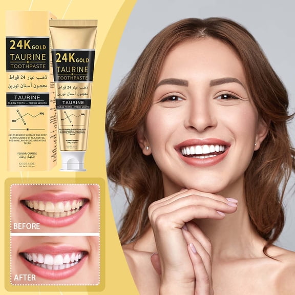 LEBONYARD Taurine Infused Oral Care Toothpaste 100g, Deep Mouth Clean Reduce Surface Coffee Tea Stains Long Last Mint Fresh Breath Daily Home Use