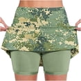 thumbnail image 1 of LEBONYARD Tennis Skirts for Girls,Women's New Color Mid-waist Skirt Pants Sports Shorts Bottoming Skirt Pants Green L, 1 of 2