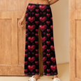 thumbnail image 1 of LEBONYARD Wide Leg Pants for Women,Women's Printed Fashionable Loose and Comfortable Sleeping Pants Multicolor XXL, 1 of 6