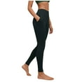 thumbnail image 1 of LEBONYARD Women's Elastic High Waisted Solid Colored Side Pockets Stretch Leggings Running Gym Fitness Sports Comfortable Yoga pants,Sizes S-2XL, 1 of 5