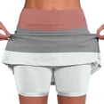 thumbnail image 1 of LEBONYARD Women's Quick-Dry Yoga Skort,Women's New Color Mid-waist Skirt Pants Sports Shorts Bottoming Skirt Pants Gray S, 1 of 5