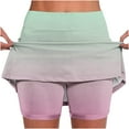 thumbnail image 1 of LEBONYARD Women's Stylish Flowy Yoga Skirt Shorts,Women's New Color Mid-waist Skirt Pants Sports Casual Shorts Bottoming Skirt Pants Pink XXXL, 1 of 5