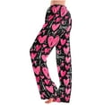 thumbnail image 1 of LEBONYARD Womens Pants with Pockets,Womens Pants Clearance under $10,Women's Home Pocket Print Pajamas Daily Home Clothes Long Pants Hot Pink XXXL, 1 of 4