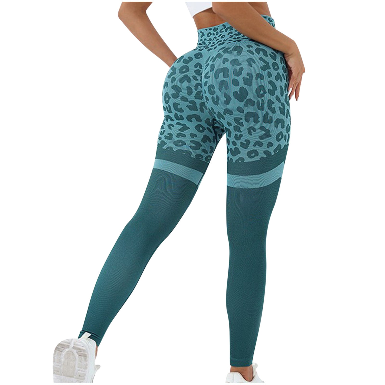 Women's Nylon Leggings in Green for Yoga, Comfortable and Stretchy Sports Tights main image 0