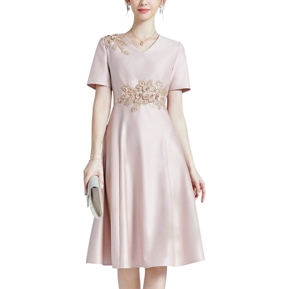 LEBRIN ATELIER womens  Midi Dress, 4