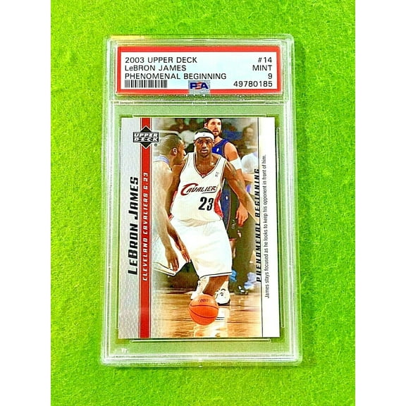 LEBRON JAMES ROOKIE CARD PSA 9 CAVS SP RC 2003 LeBron James PHENOMENAL BEGINNING