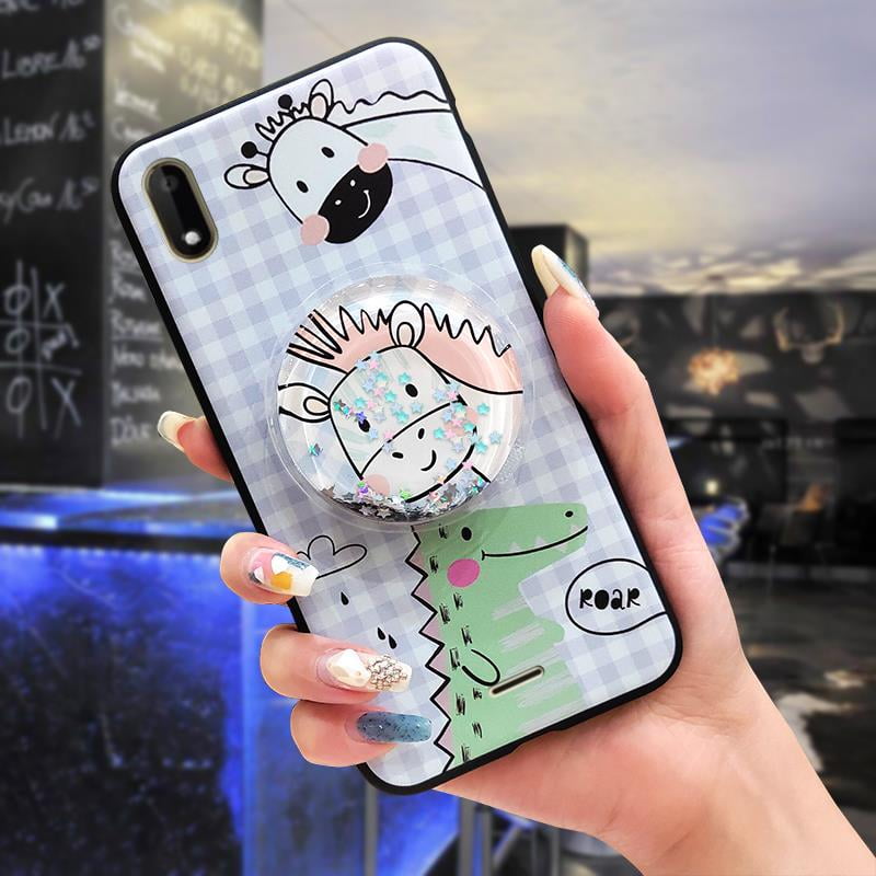 LECPhone Case For Wiko Sunny 4/Y50, Antiknock quicksand Waterproof Cartoon TPU Durable