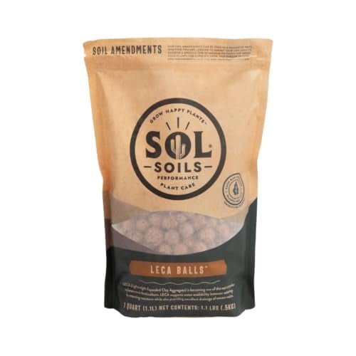 Sol Soils LECA Balls - Lightweight & 100% Natural Hydroponic Clay