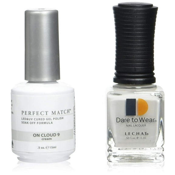 LECHAT Perfect Match Pair of Soak off Gel + Matching Nail Polish - PMS112 - On Cloud 9