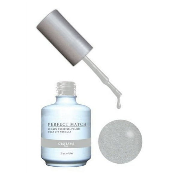 LECHAT Perfect Match Pair of Soak off Gel + Matching Nail Polish - PMS113 - C'est La Vie