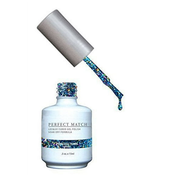 LECHAT Perfect Match Pair of Soak off Gel + Matching Nail Polish - PMS60 Princess Tears