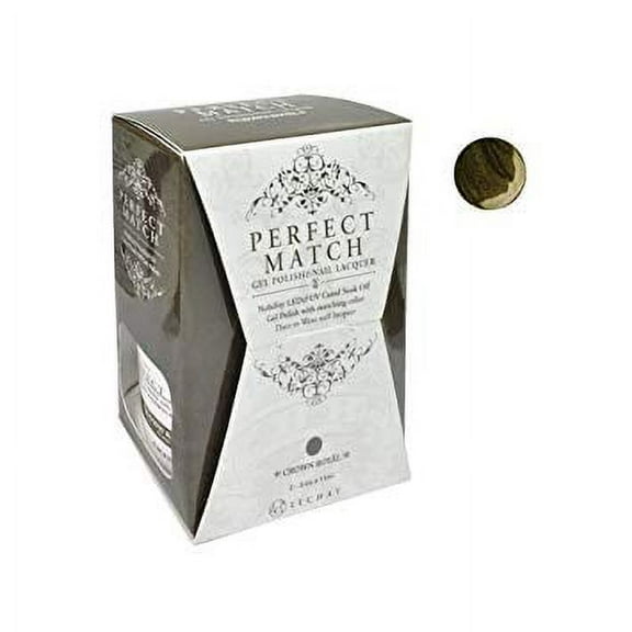 LECHAT Perfect Match Pair of Soak off Gel + Matching Nail Polish - PMS75 Crown Royal