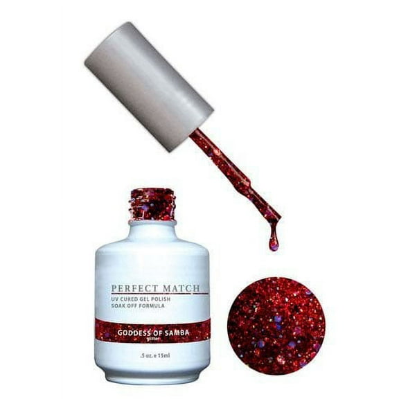 LECHAT Perfect Match Pair of Soak off Gel + Matching Nail Polish - PMS87 Goddess Of Samba